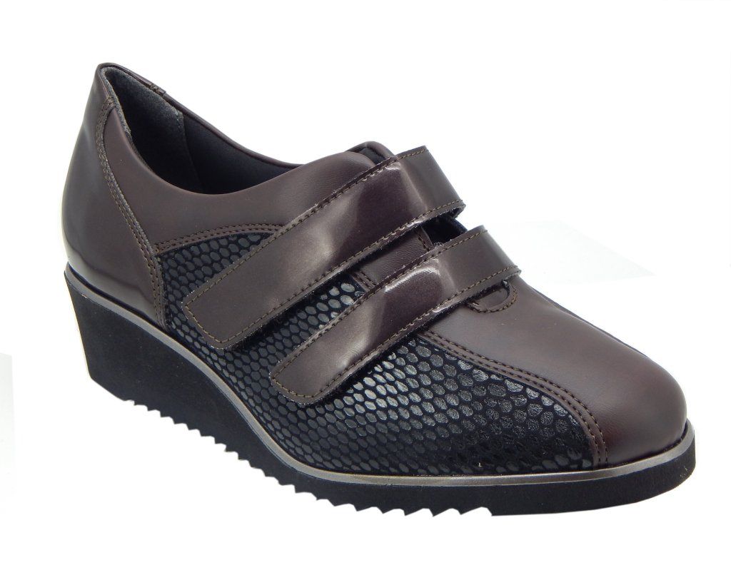 scarpa donna duna win nero/ marrone